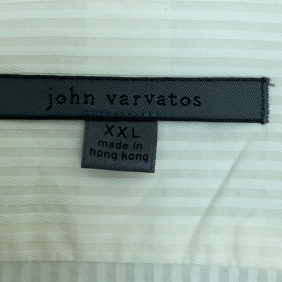 John Varvatos tailored fit mens shirt size XXL , off white, excellent condition - Picture 2 of 3